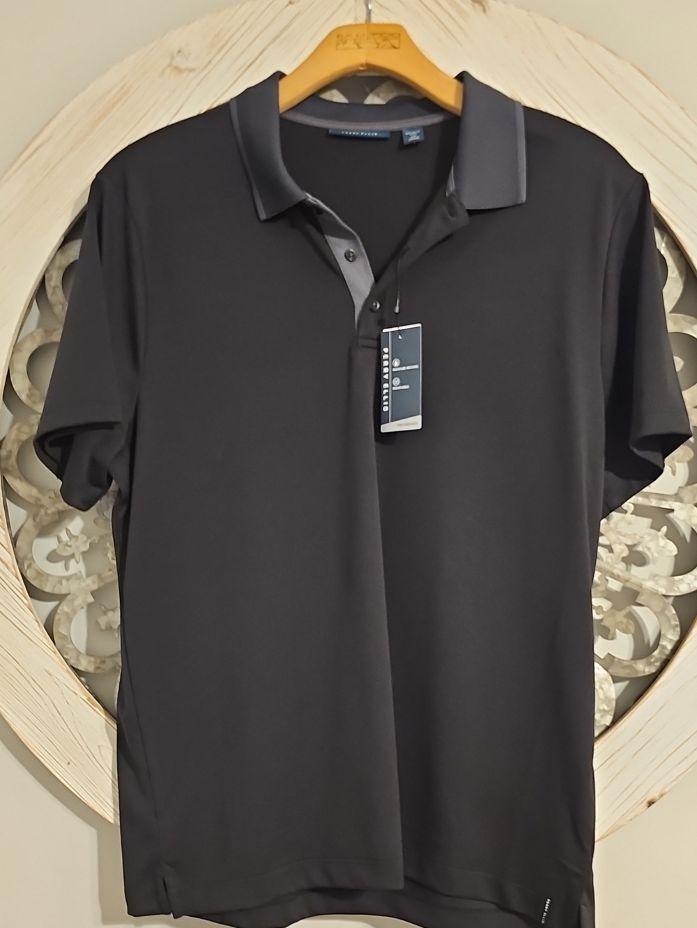 NWT Perry Ellis Moisture Wicking Polo